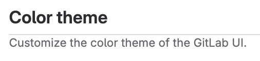 The UI text in GitLab after making the change.